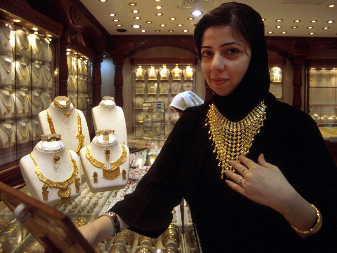 جواهرات عرب در بازار طلا
