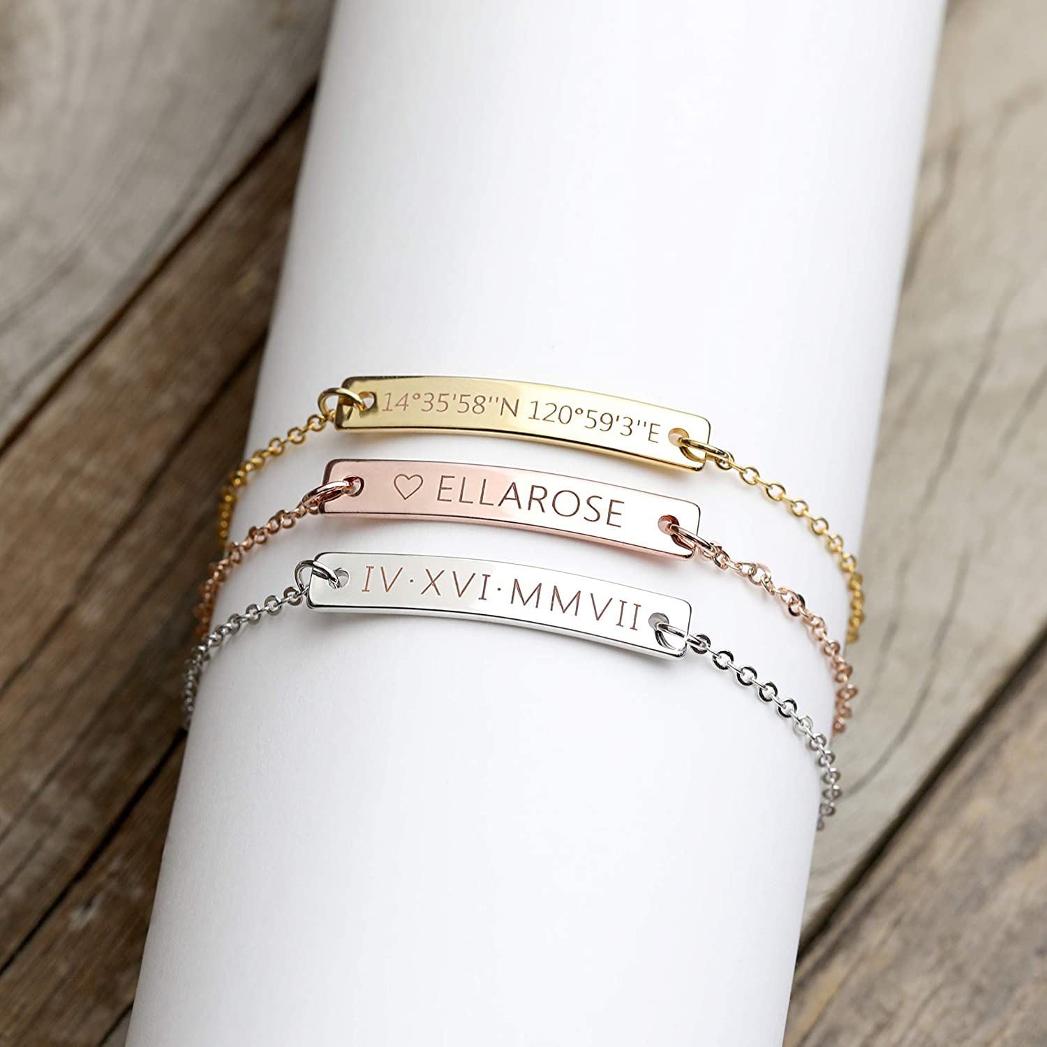 دستبندهای حکاکی در فروشگاه آنلاین ساعتچی طلا