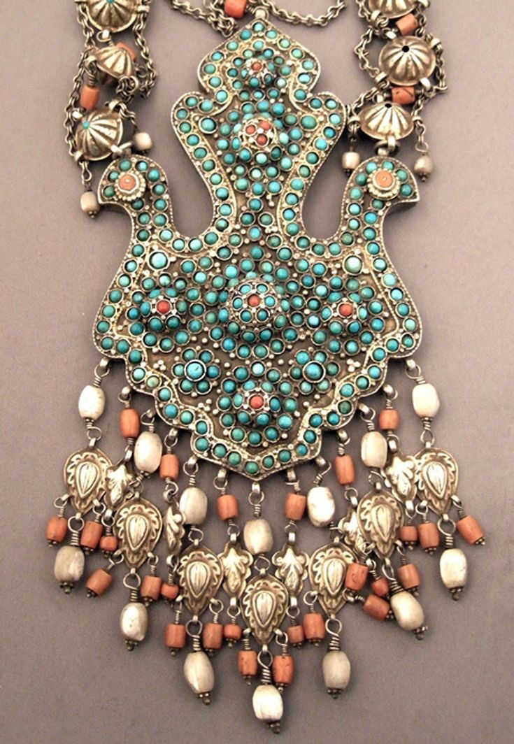 جواهرات و آویزهای زیبا دخترانه ترکمن