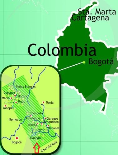 نگین زمرد کلمبیا 