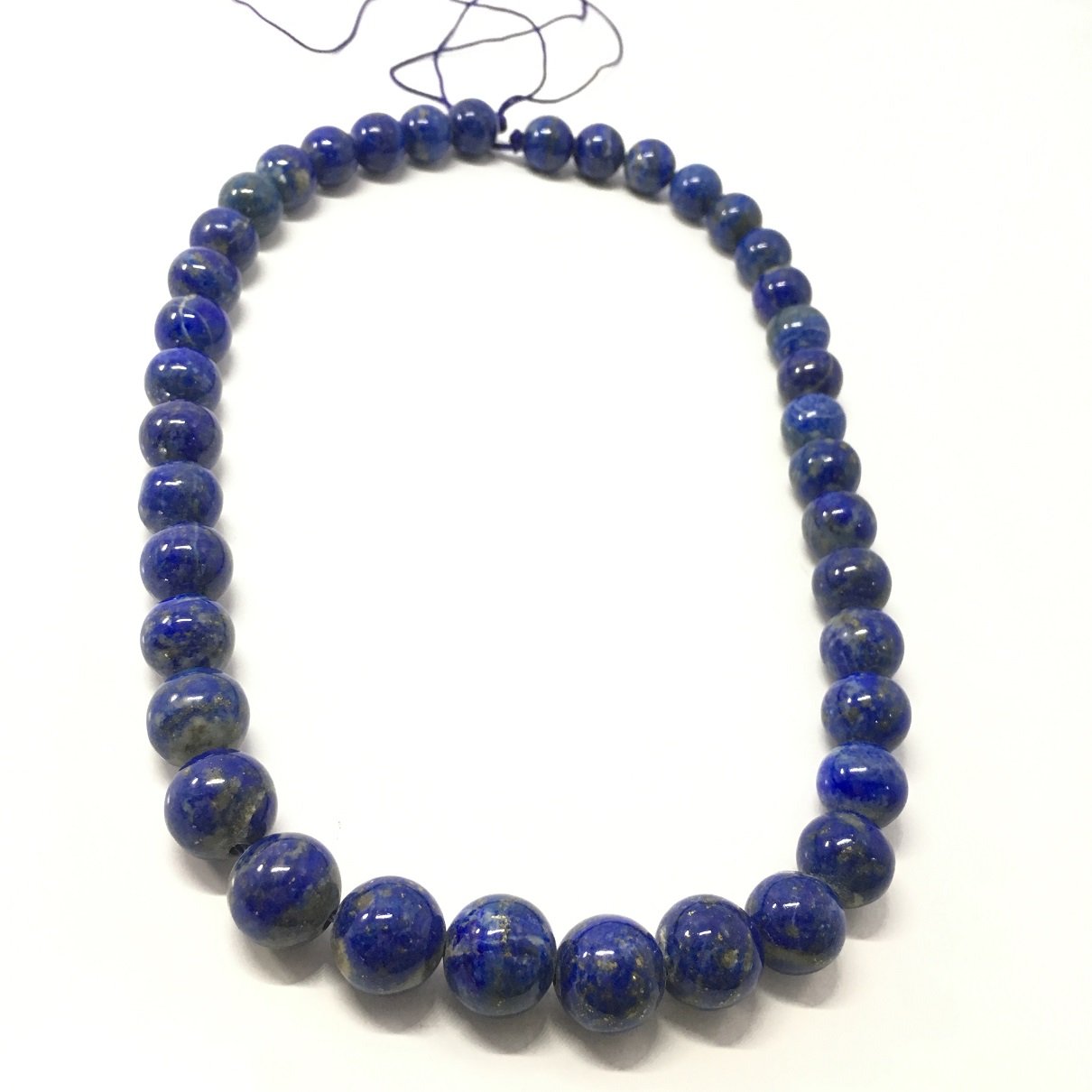 گردنبند و دستبند سنگ لاجورد (Lapis Lazuli)