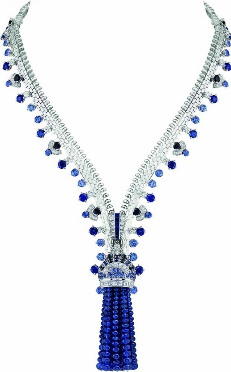 گردنبند زیب طراحی جواهرات ونکلیف