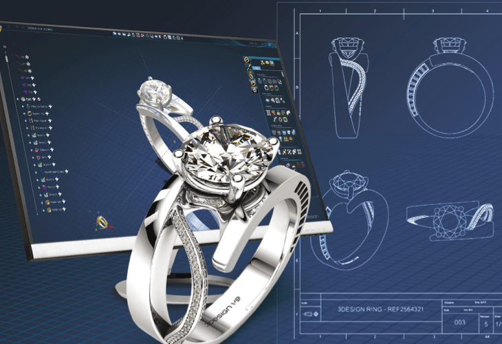 نرم افزار 3Design برای طراحی جواهرات