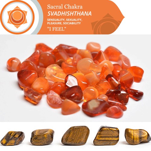 سنگ های چاکرای مقدس "Sacral Chakra Stones"