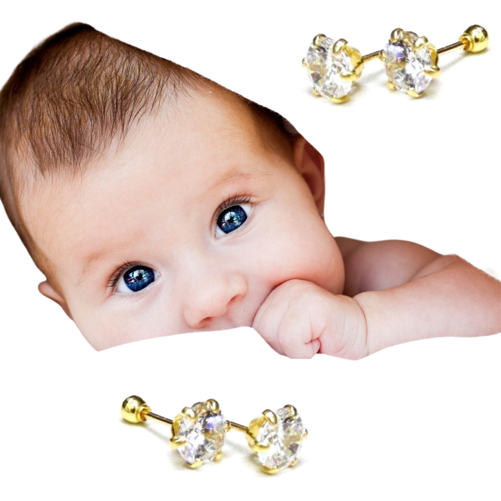 انواع فلزات ضد حساسیت برای گوشواره نوزاد